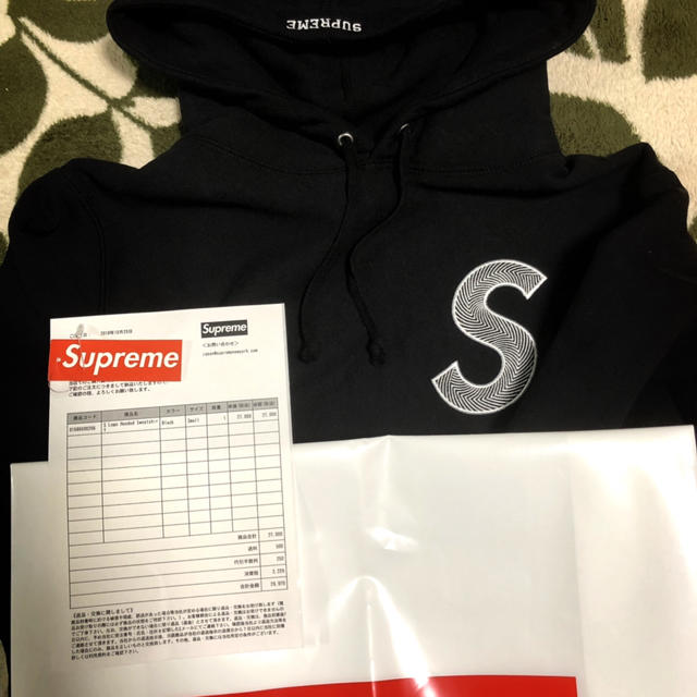 supreme Sロゴ パーカー