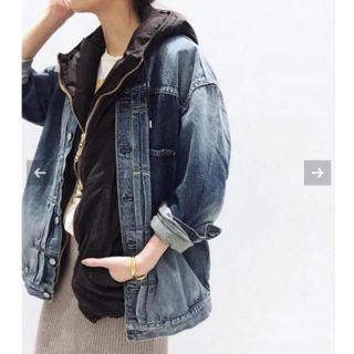 アパルトモンドゥーズィエムクラス(L'Appartement DEUXIEME CLASSE)の新品☆ STAMMBAUM OVERSIZE DENIM JACET(Gジャン/デニムジャケット)