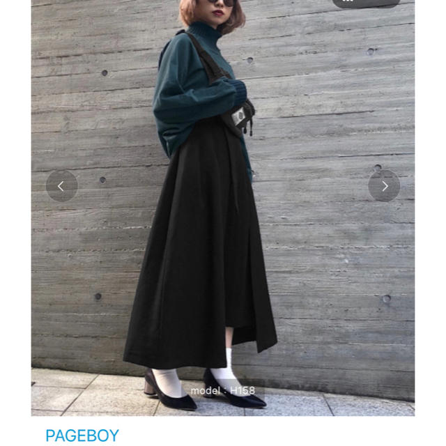 PAGEBOY(ページボーイ)のページボーイ、プリーツ切替フレアスカート レディースのスカート(ロングスカート)の商品写真