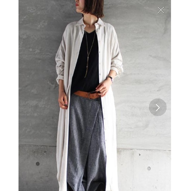 antiqua(アンティカ)の緑様専用　アンティカ☆ロングスカートとシャツワンピ レディースのスカート(ロングスカート)の商品写真
