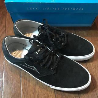 ラカイリミテッドフットウェア(LAKAI LIMITED FOOTWEAR)の新品 LAKAI PORTER ラカイ ポーター スニーカー スケボー  黒(スニーカー)