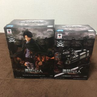 バンプレスト(BANPRESTO)の進撃の巨人 フィギュア リヴァイ 立体機動装置(フィギュア)