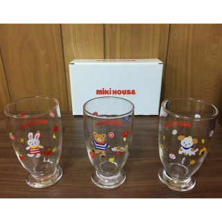 ミキハウス(mikihouse)の☆新品未使用☆mikihouse コップ3個セット (グラス/カップ)