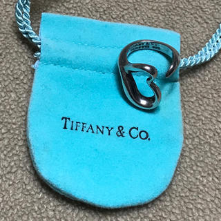 ティファニー(Tiffany & Co.)のティファニー シルバー オープンハート リング(リング(指輪))