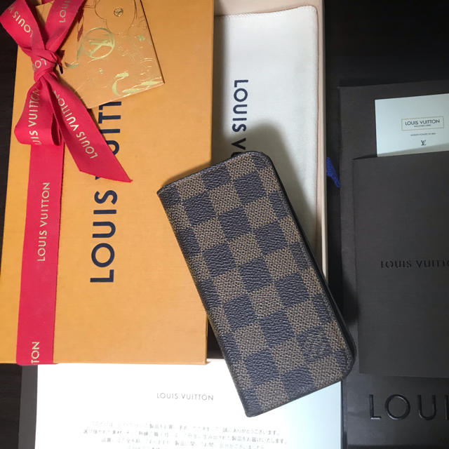 LOUIS VUITTON - ルイヴィトン ダミエ  エベヌフェリオiPhoneケースの通販 by aimer's shop｜ルイヴィトンならラクマ