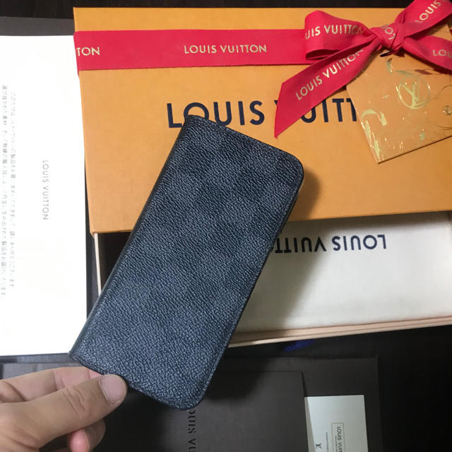 LOUIS VUITTON - ルイヴィトン ダミエ グラフィットフェリオ iPhoneXケースの通販 by aimer's shop｜ルイヴィトンならラクマ