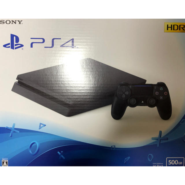 新品未使用品  新品 PlayStation4 ジェット・ブラック 500GB