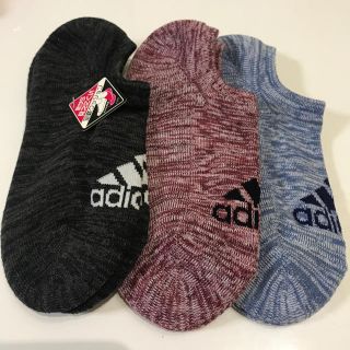 アディダス(adidas)の☆新品未使用 アディダス靴下 ３足セット adidas(ソックス)