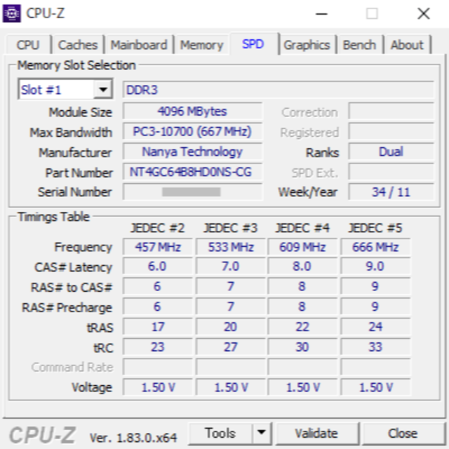 IODATA(アイオーデータ)のI-ODATA DDR3-1333 4GB ノートパソコン用メモリ スマホ/家電/カメラのPC/タブレット(PCパーツ)の商品写真