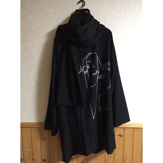 yohji yamamoto 16aw rie ストールコートトップス