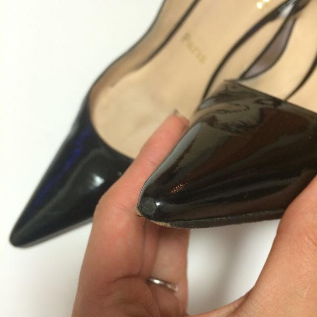 Christian Louboutin(クリスチャンルブタン)の格安 ルブタン パテントレザー パンプス レディースの靴/シューズ(ハイヒール/パンプス)の商品写真