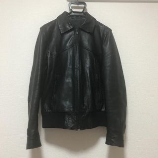 ワコマリア(WACKO MARIA)のWACKO MARIA × STIE lO 14AW ジップアップレザーブルゾン(レザージャケット)