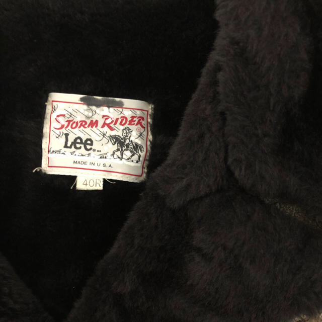 Lee(リー)の※限定セール！美品ビンテージ Lee STORM RIDER ボアランチコート メンズのジャケット/アウター(レザージャケット)の商品写真