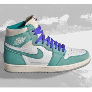 ナイキ(NIKE)のAIR JORDAN 1 RETRO high OG turbo green(スニーカー)