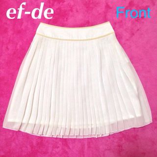 エフデ(ef-de)の【送料込♡格安】シフォンプリーツスカート(ひざ丈スカート)