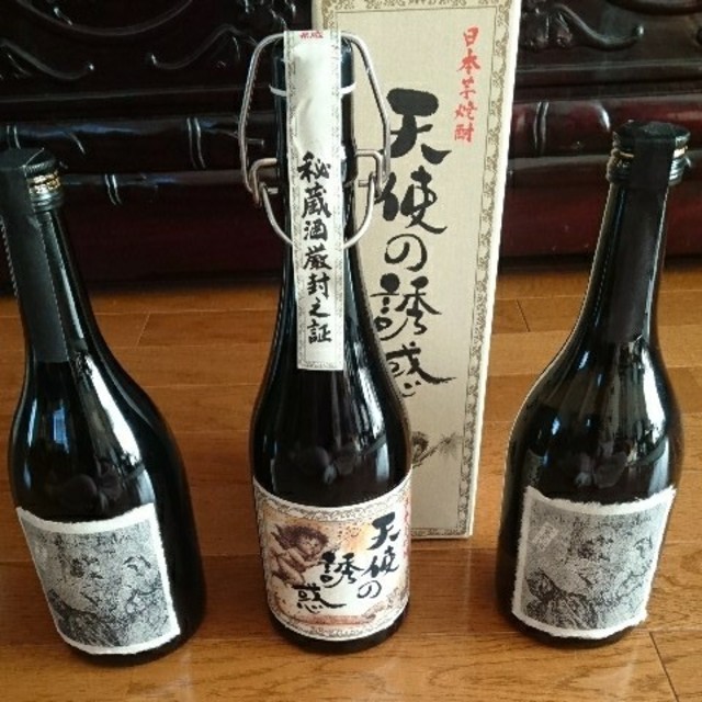 芋焼酎天使の誘惑&悪魔の抱擁x2 三本セット未開封品