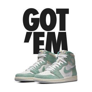 ナイキ(NIKE)のNike air Jordan 1 turbo green(スニーカー)