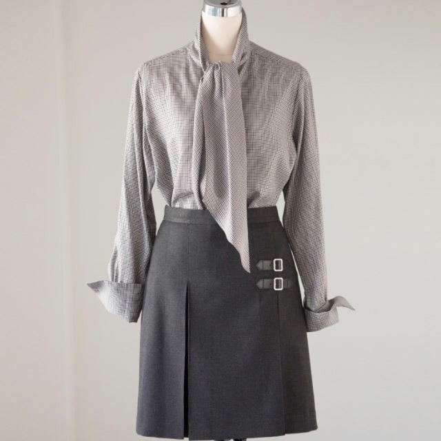 サユリン様専用】井川遥loin ロワン キルトスカート/Gray/36 サユリン様専用】井川遥loin ロワン キルトスカート/Gray/36