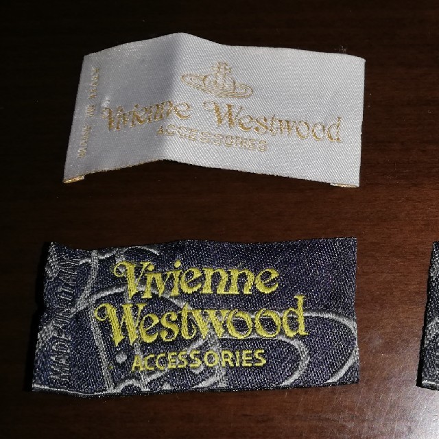 Vivienne Westwood(ヴィヴィアンウエストウッド)のヴィヴィアンウエストウッド　VivienneWestwood　ネクタイタグ  ハンドメイドの素材/材料(各種パーツ)の商品写真