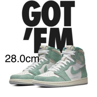 ナイキ(NIKE)の28.0 AIR JORDAN 1 high og TURBO GREEN(スニーカー)