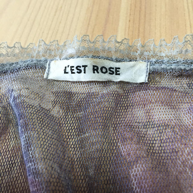 L'EST ROSE(レストローズ)のメッシュ カーディガン レディースのトップス(カーディガン)の商品写真