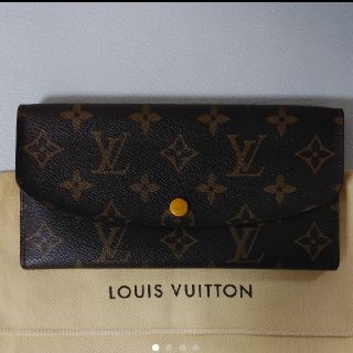 ルイヴィトン(LOUIS VUITTON)のルイヴィトン モノグラム 長財布  M61578 エミリー イエロー(財布)