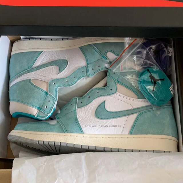 NIKE(ナイキ)の【新品】AIR JORDAN 1 HIGH OG TURBO GREEN メンズの靴/シューズ(スニーカー)の商品写真