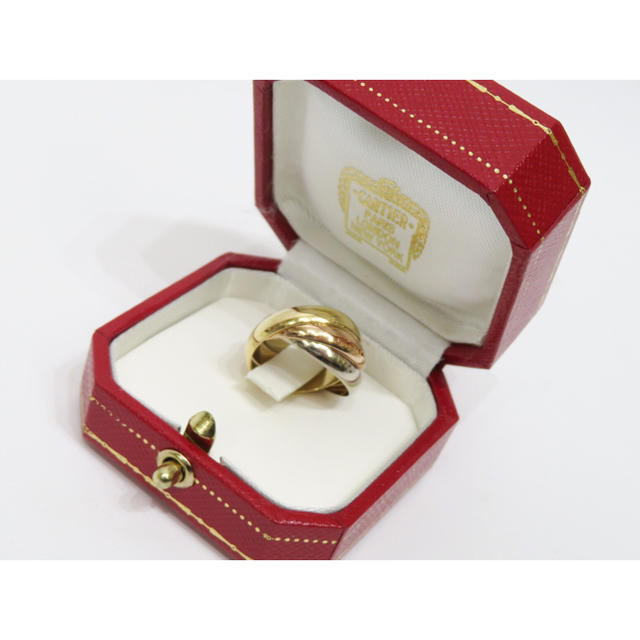 Cartier - Cartier カルティエ 750スリーゴールドトリニティ3連リング ...