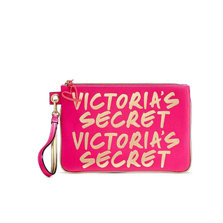 ヴィクトリアズシークレット(Victoria's Secret)のVictoria's Secret Hot Pink/Gold  ポーチ 財布(ポーチ)