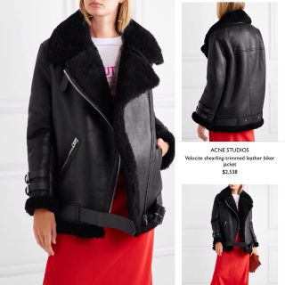 さゆ様 確実正規品 17AW acne studios ムートン 34 BLK