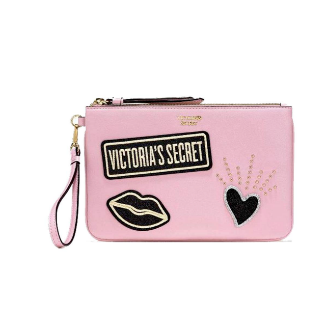 Victoria's Secret(ヴィクトリアズシークレット)のVictoria's Secret  VS Patch ポーチ 財布 レディースのファッション小物(ポーチ)の商品写真