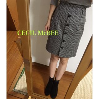 セシルマクビー(CECIL McBEE)のCECIL McBEE✨チェックスカート(ひざ丈スカート)