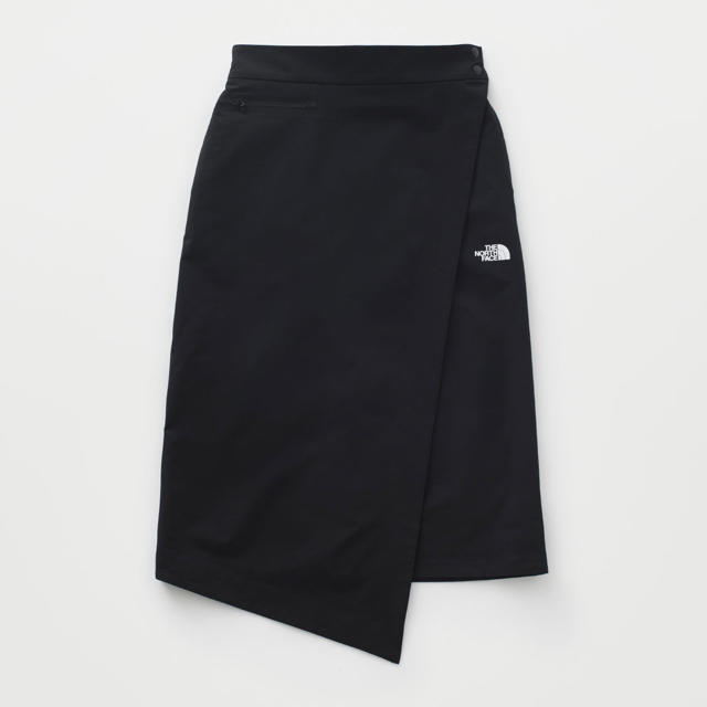 ブラックサイズTHE NORTH FACE×HYKE Tec Wrap Skirt