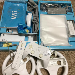 ウィー(Wii)のWii本体 Wiiセット マリオセット 動作確認済み 未使用有り(家庭用ゲーム機本体)