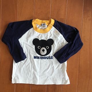 ミキハウス(mikihouse)の美品 ミキハウス 70〜80㎝ トップス 綿100%(シャツ/カットソー)