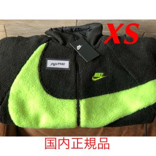 ナイキ(NIKE)のNIKE big swoosh ボアジャケット 希少 xs ビッグスウォッシュ(ナイロンジャケット)