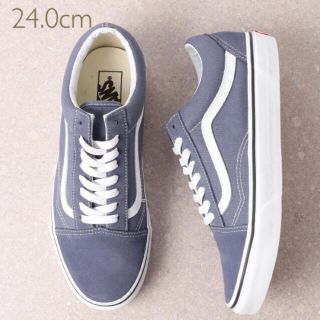 ヴァンズ(VANS)のVANS オールドスクール OLD ダークグレー 24.0 グリーンレーベル(スニーカー)