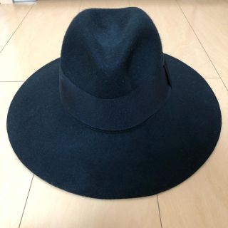 マウジー(moussy)の【美品】MOUSSY ハット ブラック(ハット)