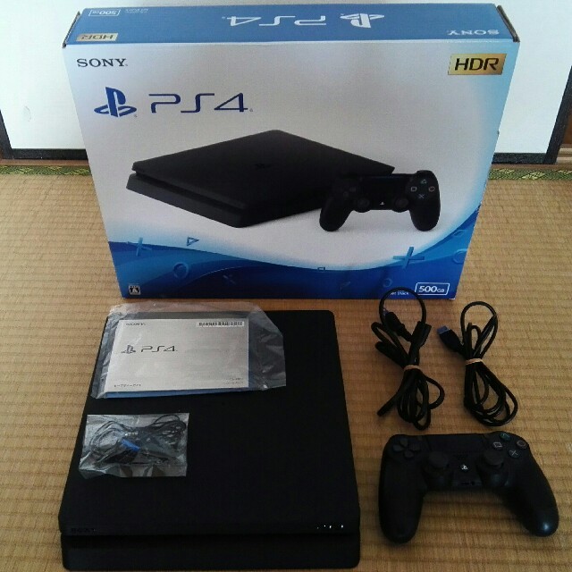 PlayStation4 - ソニー PS4 本体 CUH2100A 中古 HDMI ケーブル無し 箱