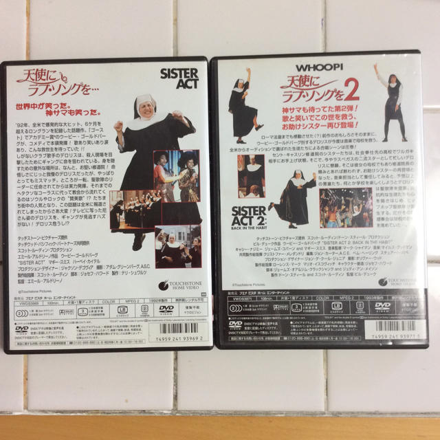 天使にラブソングを…①&②DVD エンタメ/ホビーのDVD/ブルーレイ(外国映画)の商品写真