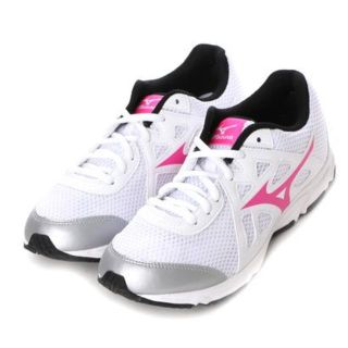 MIZUNO マキシマイザー 22.5 ホワイト ピンク ミズノ スニーカー (スニーカー)