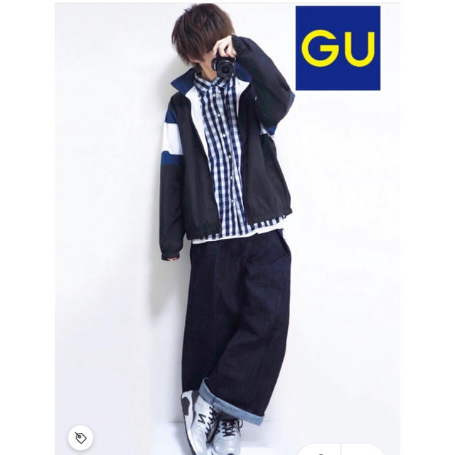 GU(ジーユー)のGU トラックジャケット メンズのジャケット/アウター(ナイロンジャケット)の商品写真