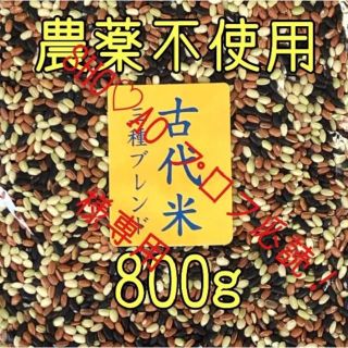 SHO♡AO プロフ必読！様専用 古代米3種ブレンド　愛媛県産　800ｇ×2(米/穀物)