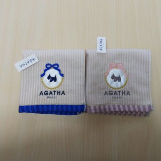 アガタ(AGATHA)の北野様専用AGATHA タオルハンカチ 2枚 新品 ⑦(ハンカチ)