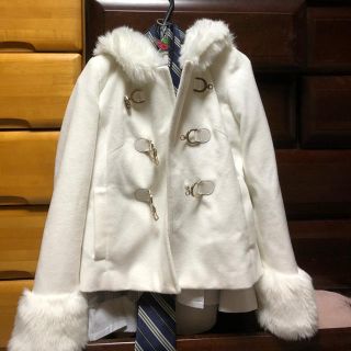 セシルマクビー(CECIL McBEE)のダッフルコート 白(ダッフルコート)