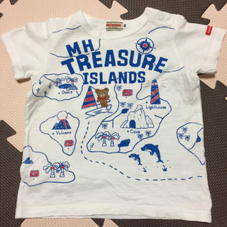 ミキハウス(mikihouse)のミキハウス 宝島へgo! 半袖Tシャツ 90(Tシャツ/カットソー)