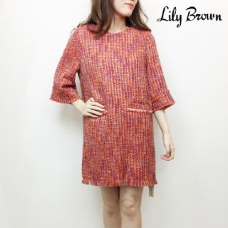 リリーブラウン ワンピース ゴールド 金色系 の通販 5点 Lily Brownのレディースを買うならラクマ