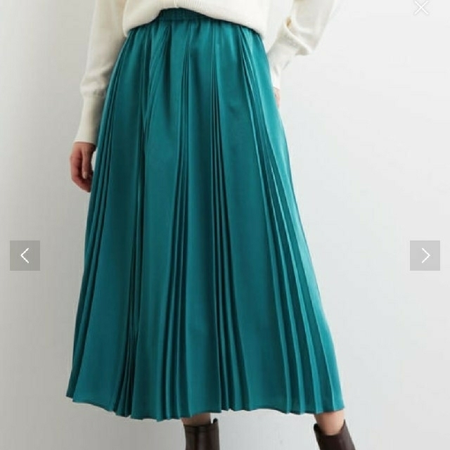 UNITED ARROWS green label relaxing(ユナイテッドアローズグリーンレーベルリラクシング)の今季人気 ユナイテッドアローズ プリーツスカート レディースのスカート(ロングスカート)の商品写真