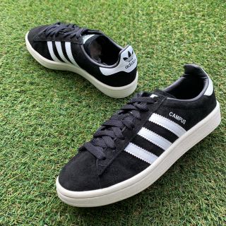 アディダス(adidas)の美品22 adidas CAMPUS アディダス キャンパス 黒白 A470(スニーカー)