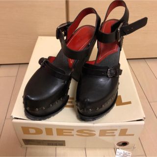 ディーゼル(DIESEL)のDiESEL 可愛いスタッズシューズ24  新品(ハイヒール/パンプス)